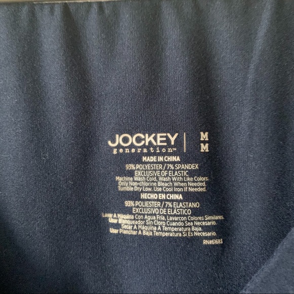Jockey Generation Long Sleeve Navy Blue Top, M - Picture 6 of 8